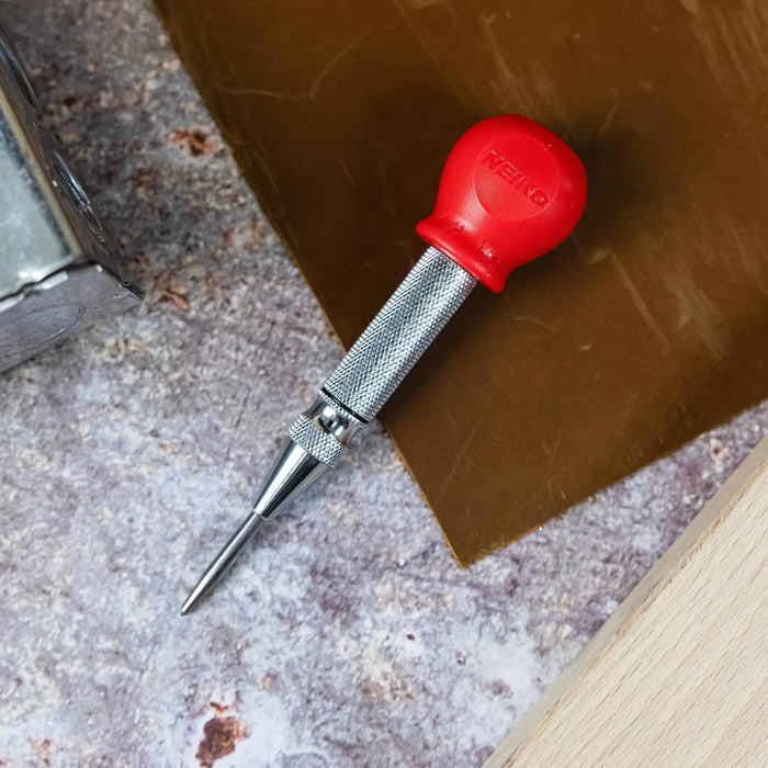 02638A 5-Inch Automatic Center Punch, Adjustable Impact Tool