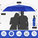 Windproof Travel Umbrella, Automatic Umbrellas for Rain, Portable & Compact Umbrellas for Backpack, Strong UV for Protec