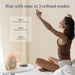 Extra Loud Alarm Clock with Wireless Bed Shaker, Vibrating Dual Alarm with Light Wake Up for Heavy Sleepers & Hearing Impaired, 9-Color Night Light, 8 Sounds, 0-100% Dimmer, USB Charger