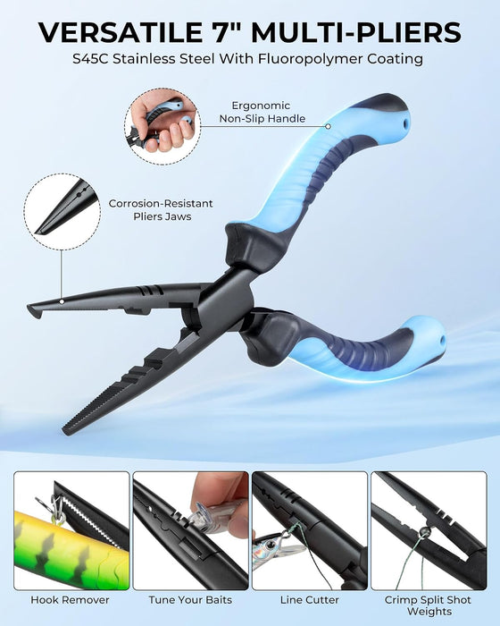 GearMaster Fishing Sling Tackle Bag & Tool Set
