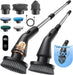 Electric Spin Scrubber, Power Shower Cleaning Brush with Extendable Handle