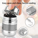 2PCS Fine Mesh Stainless Steel Tea Infusers with Chain Hook & Lid