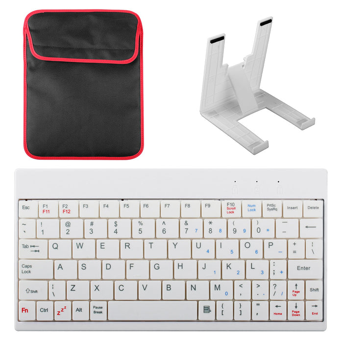 80-Key Mini USB Wired Keyboard with Carry Bag