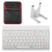 80-Key Mini USB Wired Keyboard with Carry Bag