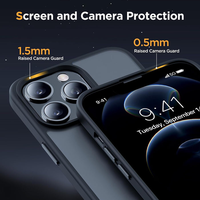 Magnetic for iPhone 12/12 Pro Case (Compatible with MagSafe) Military-Grade Protection, Shockproof, Anti-Fingerprint Tra