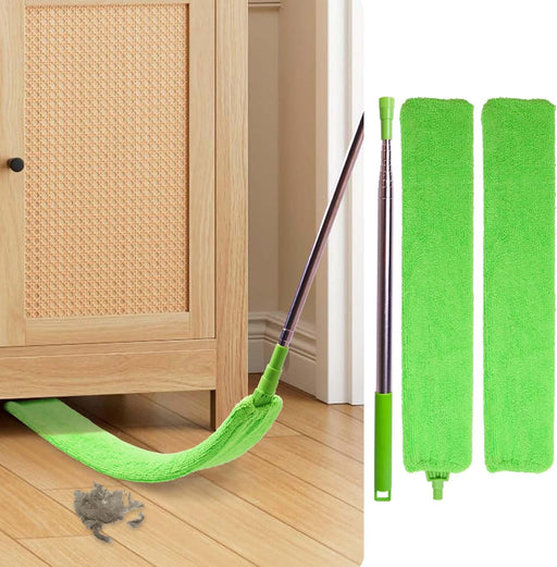 Retractable Gap Dust Cleaner Under Appliance Cleaning Tool, Flat Duster for Under Refrigerator Fridge Stove Couch Bed, S