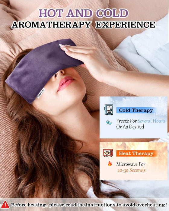 Weighted Eye Mask for Sleeping, Lavender Eye Pillow for Spa Yoga