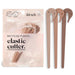Elastic Hair Tie Cutter Tool - Multicolor, 3pc Set