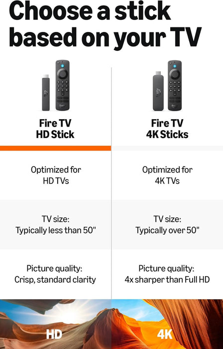 Fire TV Stick HD (newest model), free & live TV, Alexa Voice Remote, powered by the TV, effortless setup, find shows faster with Alexa+