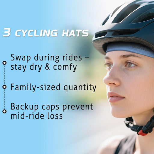 Cooling Skull Cap for Men Women Sweat-Wicking Breathable Mesh Liner for Helmets, Summer Cycling Motorcycle