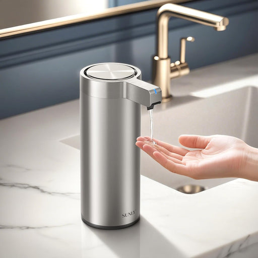 Touchless Automatic Soap Dispenser – Clog-Free Pump, 0.2s Fast Sensor, USB-C Rechargeable, Smudge-Resistant Stainless Steel, for Kitchen & Bathroom Soap Dispenser
