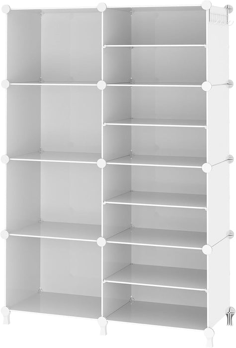 Closet Organizer 8 Cube Storage Shelves, White