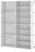 Closet Organizer 8 Cube Storage Shelves, White