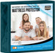 Waterproof Mattress Protector Twin Size, Premium Terry Mattress Cover 200 GSM, Breathable, Fitted Style with Stretchable Pockets (White)