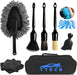 10PCS Car Detailing Cleaning Kit Interior Cleaner, Car Detailing Brushes, Car Duster, Car Cleaning Gel, Microfiber Clean