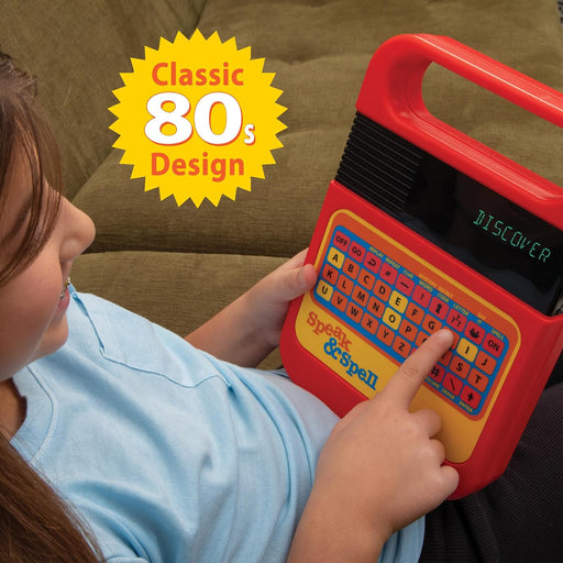 Speak & Spell Educational Learning Toy, Spelling Games, 80s Retro Handheld