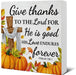 Thanksgiving Table Decor Indoor for Home Wooden Sign Decorations