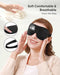 Sleep Mask for Side Sleeper 3 Pack, Blackout 3D Eye Mask