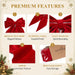 Large Christmas Bows, Velvet Bows for Xmas Tree Topper Garland Wreath Decor