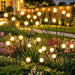 4 Pack Solar Garden Lights, 32 LED Firely Lights Outdoor