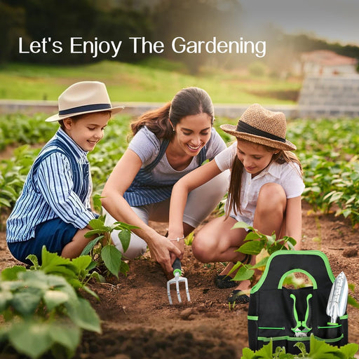 Gardening Tools Set, 8PCS Gardening Gifts for Women, Green