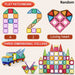 Magnetic Tiles for Kids Ages 3-5 4-8 Magnet Toys for 3 4 5 6 7 8+ Year Old Boys Girls Toddlers Magnetic Building Blocks Preschoo