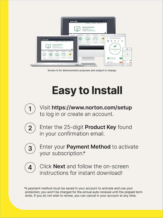 360 Deluxe Antivirus, 3 Devices, Auto-Renews [Key Card]