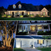 Solar Spot Lights Outdoor Waterproof, 4 Packs, Cool White