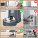 Automatic Cat Feeder and Water Dispenser with Stainless Steel Bowl Dog Gravity Food Feeder and Waterer for Small Medium 