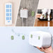 Magnetic Remote Control Holder Wall Mount - 4 Pcs Multicolor