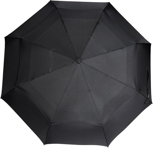 Round Travel Umbrella with Auto Open/Close Button, Wind-Proof Compact Design, Wind Vent, Strong Alloy Steel Frame, Soft-