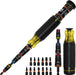 Klein Tools 32303HD Impact Driver Set, 20-in-1 SAE Impact Rated Sockets and Screwdriver Tool with Phillips, Slotted, Squ