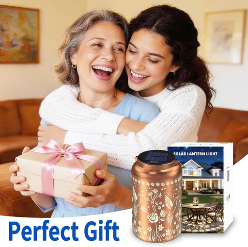 Hummingbird Solar Lanterns Outdoor Waterproof,Birthday Gift for Women