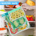 24 Pack Dishwasher Safe Reusable Bags Silicone, Leakproof Reusable Freezer Bags for Food Storage, Home Organization, Travel & Make-up, BPA-Free for Salad and Fruit
