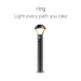 Pathlight Battery — Motion-activated pathlight, bright LEDs, works with Amazon Sidewalk, Black