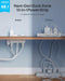 Nano Power Strip, Desk Clamp, 70W Max, 1500J Surge Protector, 2 USB C