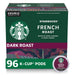 K-Cup Coffee Pods, Dark Roast Hot or Iced Coffee, French Roast, 96 Keurig Pods
