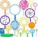 Big Bubble Wands Set Bulk for Kids Summer Outdoor Toy Game Activity Party Favors, 18 Pcs Giant Bubble Maker with Tray, 1