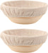 Bread Proofing Baskets Set of 2 8.5 inch Round Dough Proofing Bowls and Liners Perfect Home Sourdough Bread Baking supplies