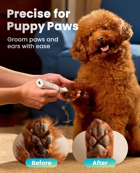 Dog Paw Trimmer, Small Dog Clippers with Double Blades
