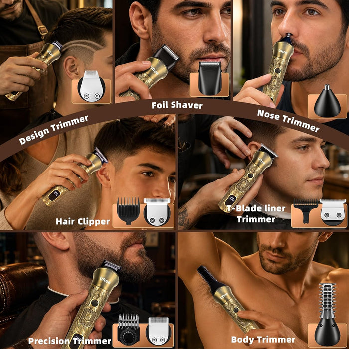 Professional Beard Trimmer for Men, Electric Shaver Razor, Men Gift