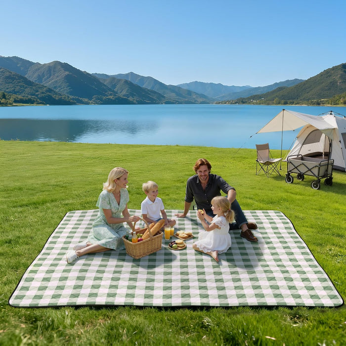 Extra Large Picnic Blanket Waterproof Beach Blanket 80''x80''