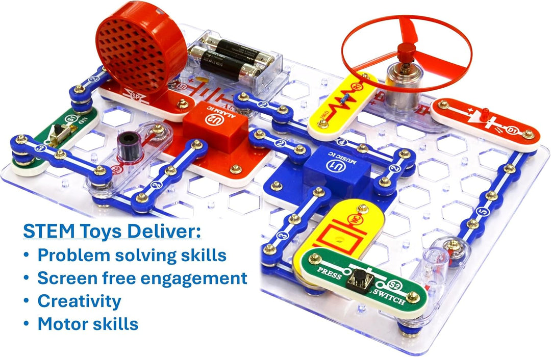 Jr. SC-100 STEM Electronics Kit, 100+ Projects, Ages 8+