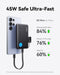 10000mAh 45W Fast Charging Portable Charger, Smaller Travel Power Bank
