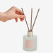 Premium Reed Diffuser Set with Preserved Baby's Breath & Cotton Stick Sandalwood Rose | 6.7oz Scent Fragrance Oil Diffuser for Bedroom Bathroom Home Décor