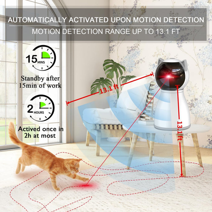 Interactive Cat Toys Laser for Indoor Cats,Automatic Kitten Toys