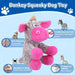 Plush Chew Toys for Large Dogs, Tough Crinkle Stuffed Animal Squeaky Interactive Toys for Small Medium Large Dogs, Keep 