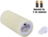 Flameless Candles Battery Operated Candles Real Wax Pillar LED Candles with 10-Key Remote and Cycling 24 Hours Timer (Ivory 4" 5" 6" 7" 8" 9")
