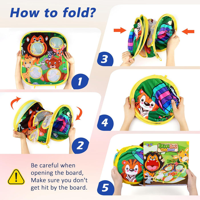 Animal Bean Bag Toss Game Toy Outdoor Toss Game