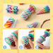 4 Pack Impossible Cone Fidget Toys, Pastel Color 3D Printed Spiral Cone, Kids Travel Toys for Anxiety Stress Relief, Birthday Gifts, Classroom Prizes, Party Favors for Kids & Adults